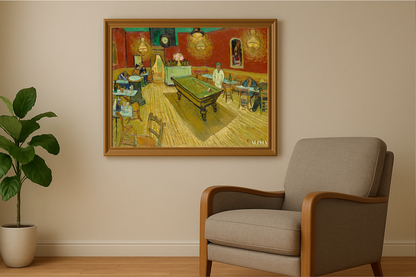 🖼️ The Night Café – Vincent van Gogh (1888)