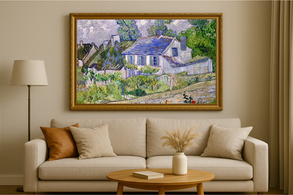 🏡 Houses at Auvers II – Vincent van Gogh (1890)
