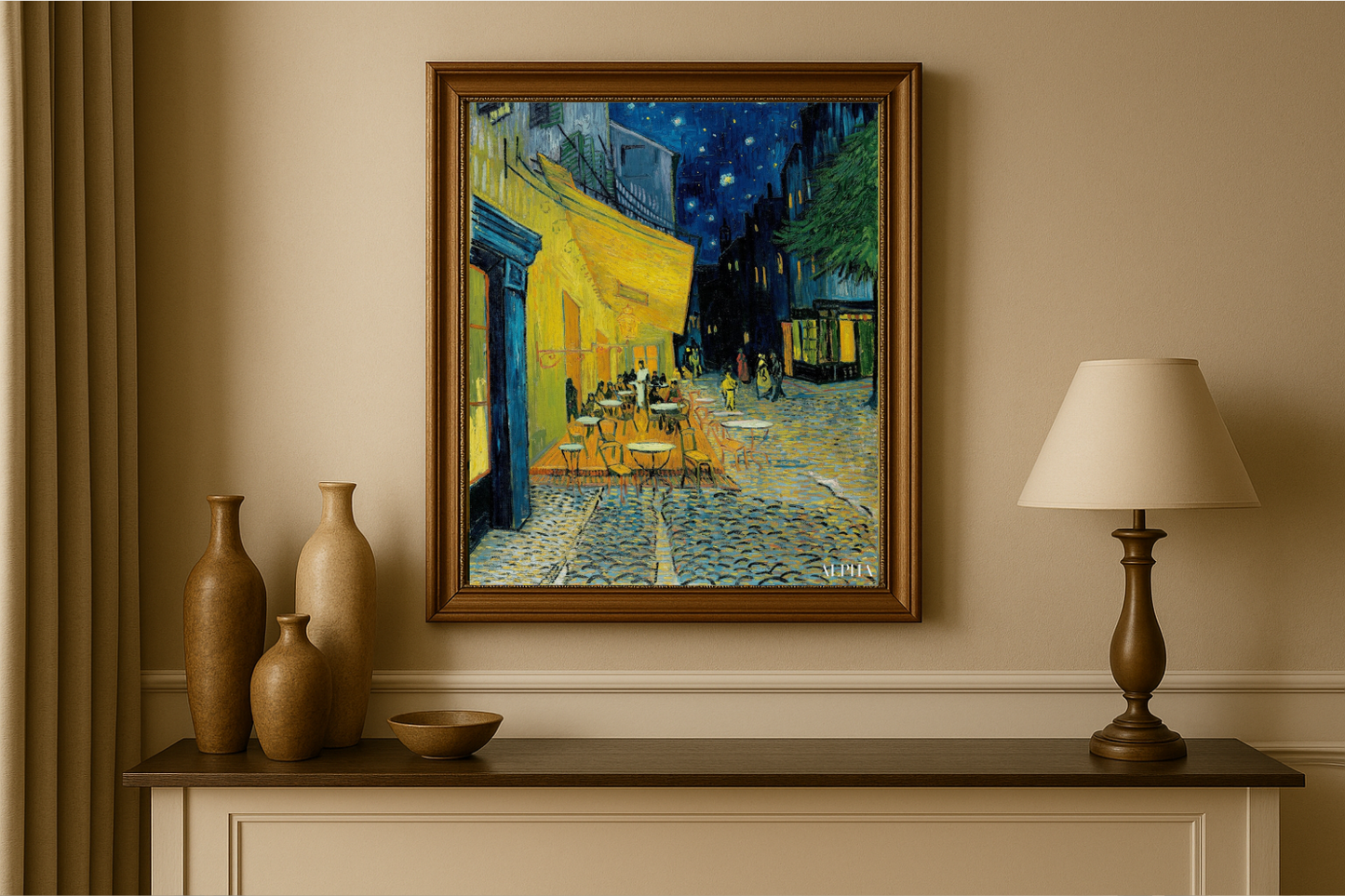 🖼️ Café Terrace at Night – Vincent van Gogh (1888)
