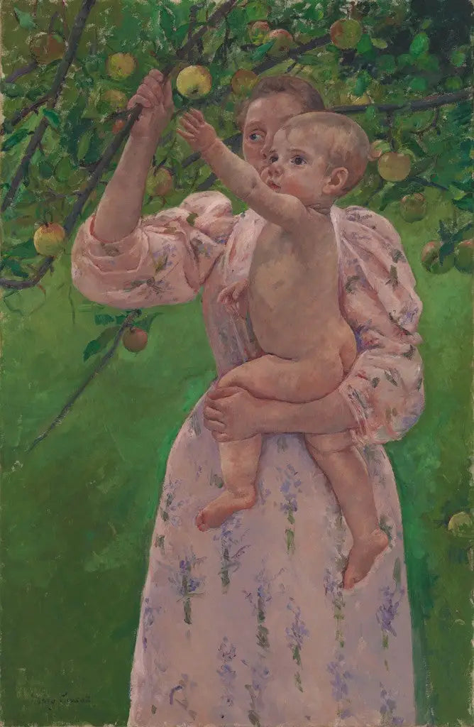 Child Picking a Fruit - Mary Cassatt