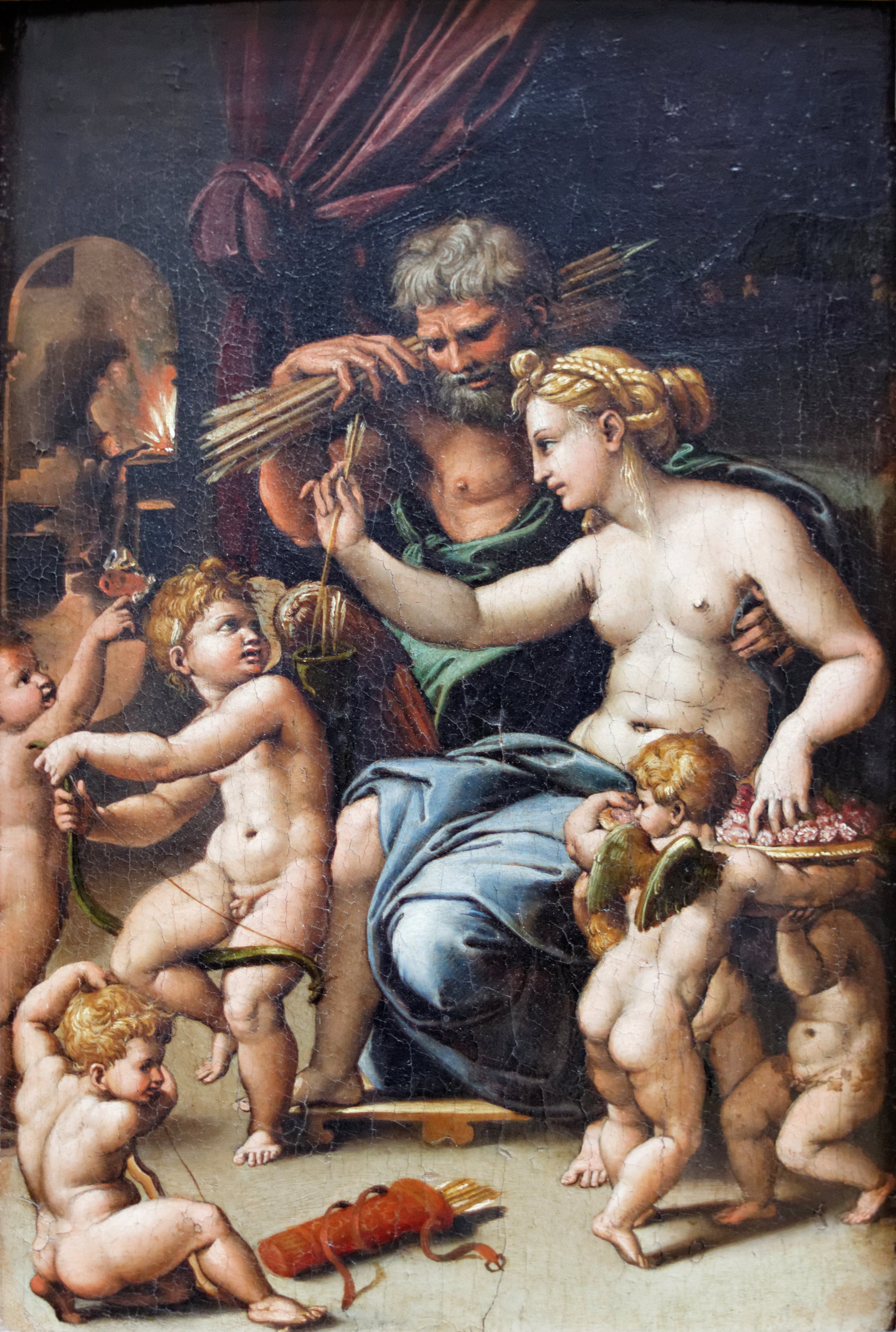 Vénus et Vulcain - Giulio Romano