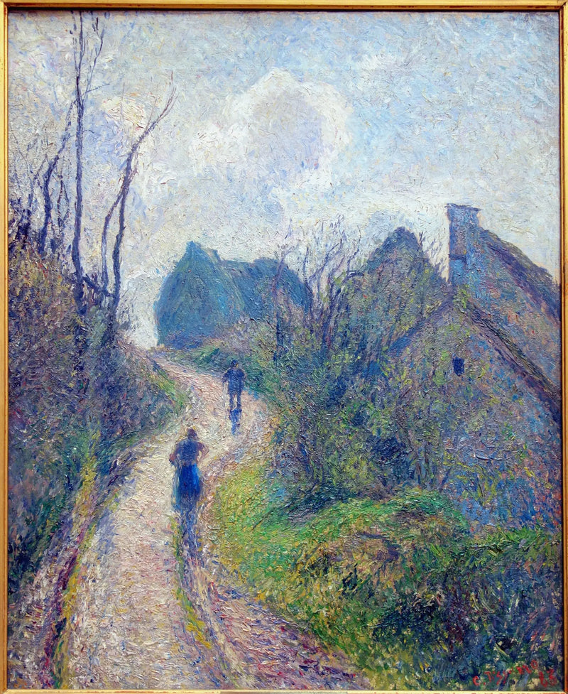 Path of the Ravinière in Osny - Camille Pissarro
