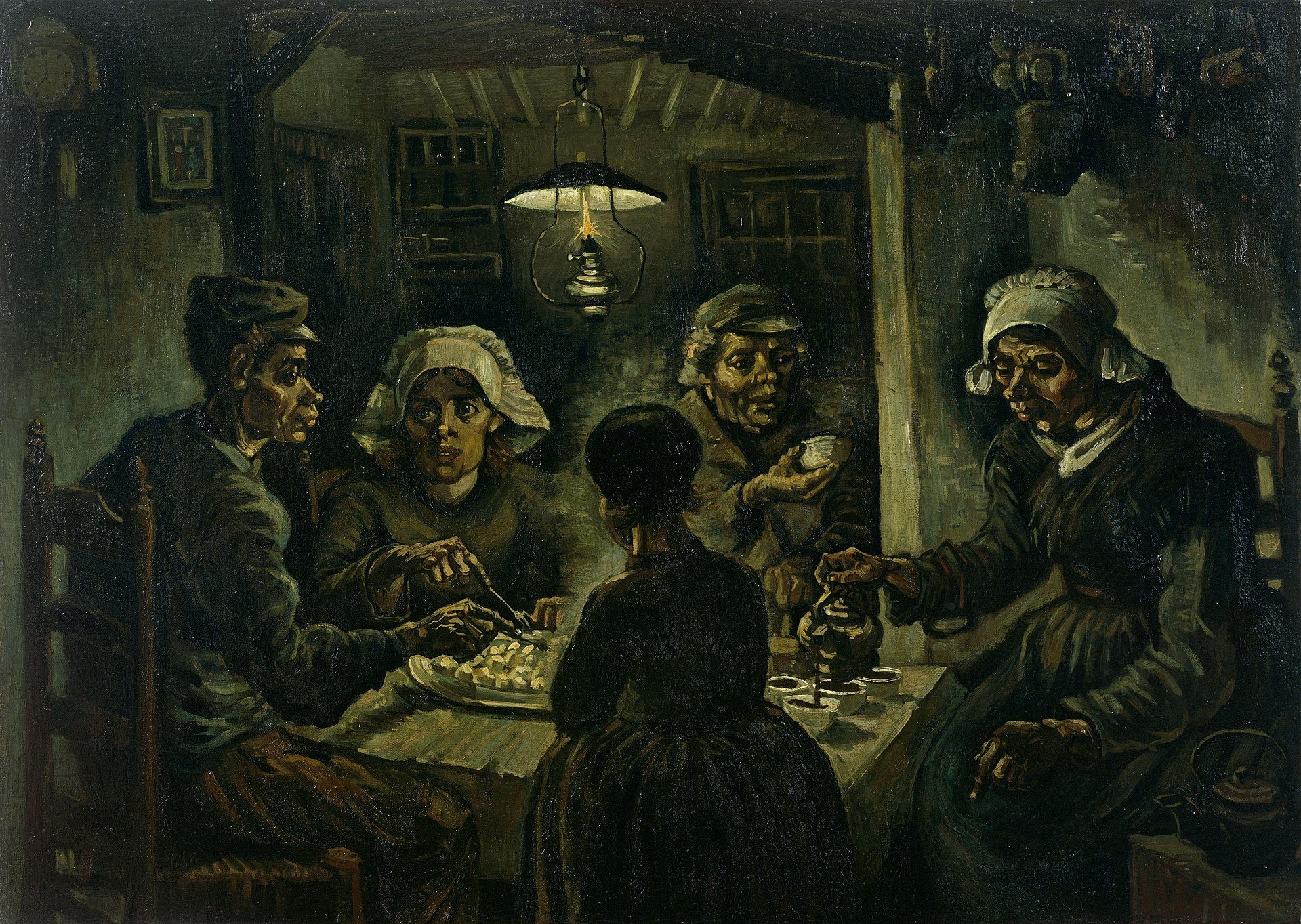 Les Mangeurs de pommes de terre - Van Gogh
