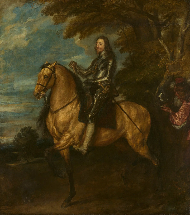 Charles I (1600-1649) on horseback - Antoine van Dyck