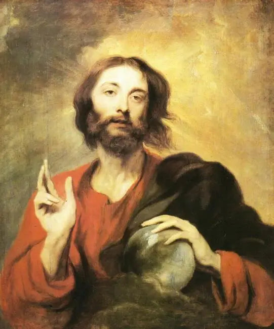 Christus Salvator Mundi - Antoine van Dyck - Alpha Reproduction