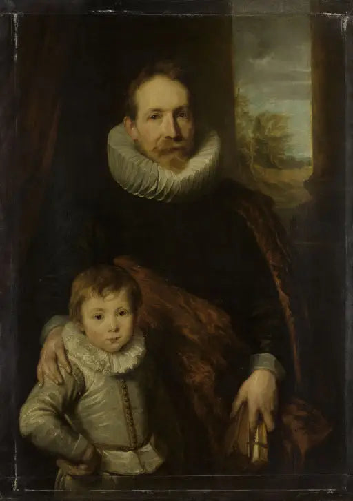 Portrait of a Father and Son - Antoine van Dyck