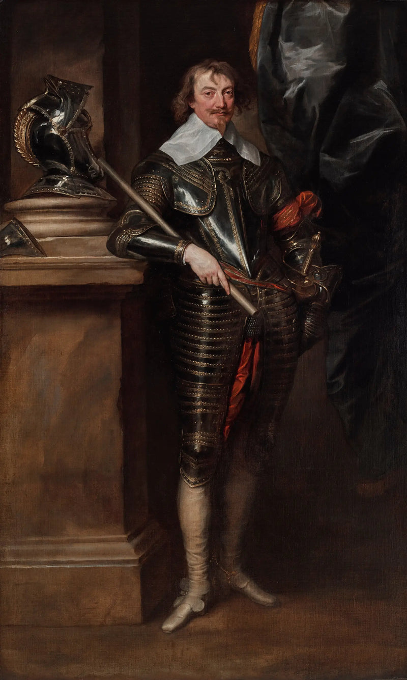 Portrait of Robert Rich, Second Earl of Warwick - Antoine van Dyck