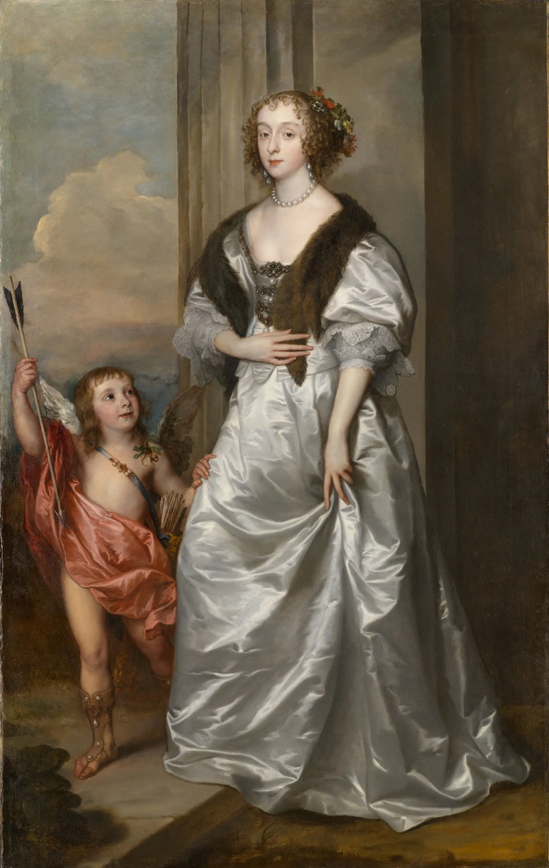 Lady Mary Villiers, future Duchess of Richmond and Lennox, with Charles Hamilton, Lord Arran - Antoine van Dyck