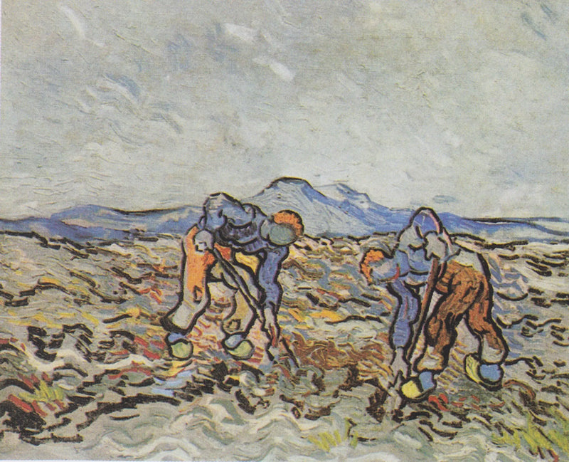 Peasants Gathering Potatoes - Vincent van Gogh