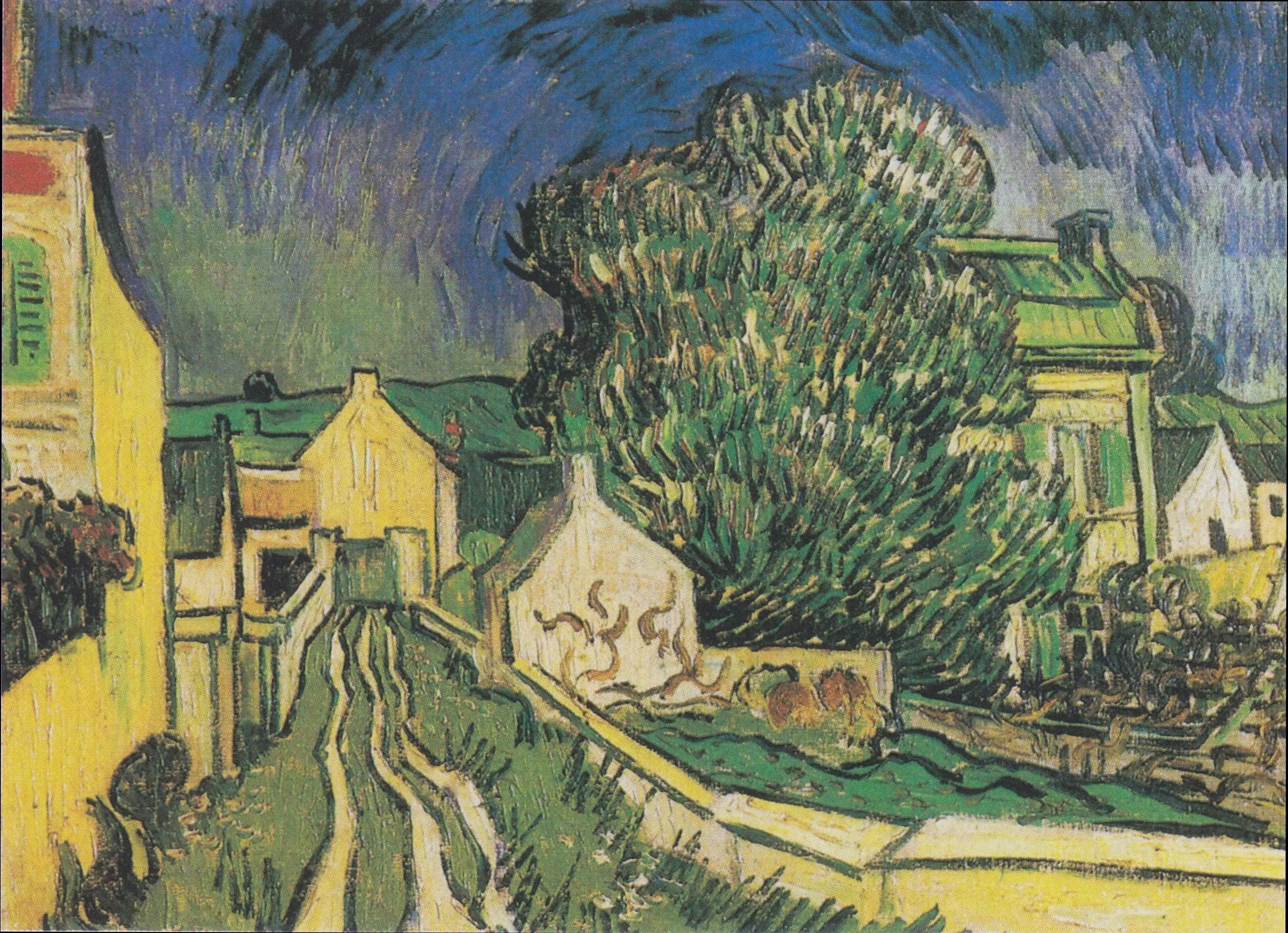 Reproduction du tableau « La Maison du Père Pilon - Vincent van Gogh » par Alpha Reproduction en peinture à l’huile