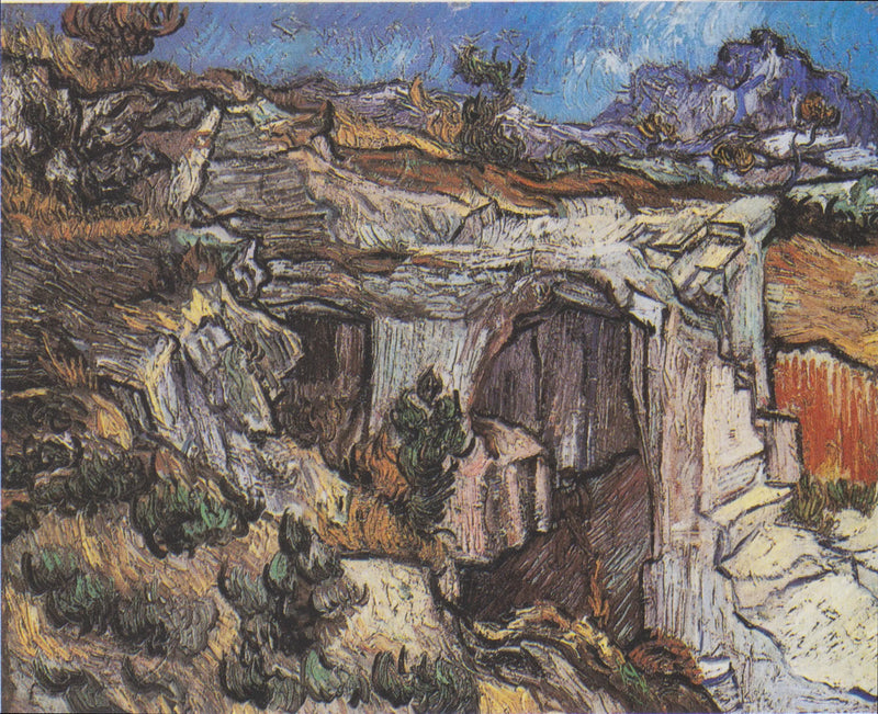 Entrance to a Career near Saint-Rémy - Vincent van Gogh