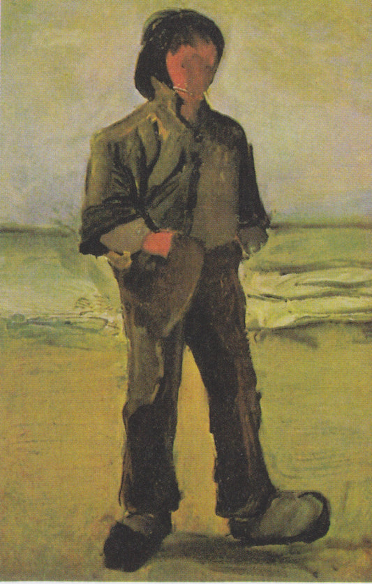 Reproduction du tableau « Pêcheur sur la plage - Vincent van Gogh » par Alpha Reproduction en peinture à l’huile