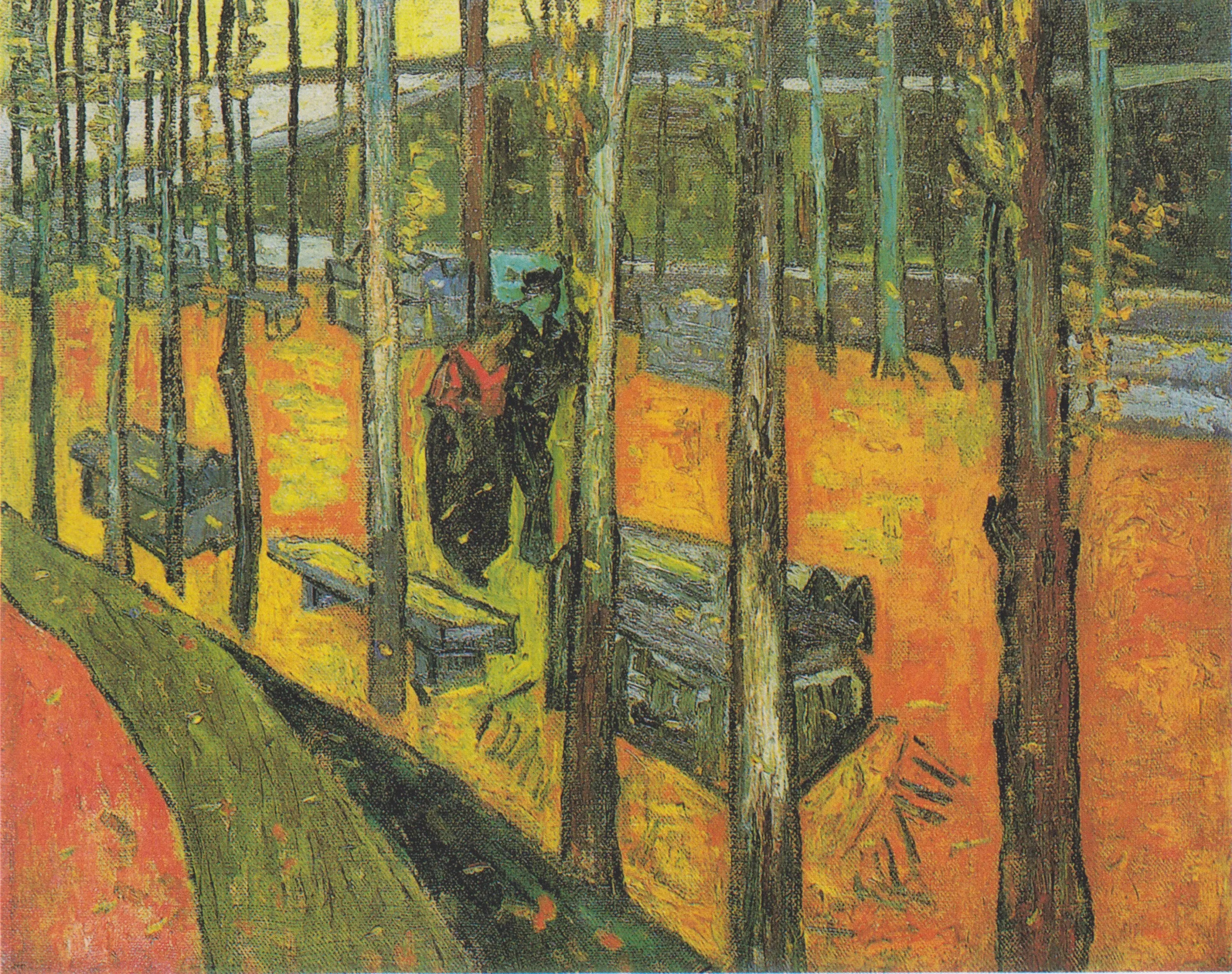 Reproduction du tableau « Les Alyscamps - Vincent van Gogh » par Alpha Reproduction en peinture à l’huile