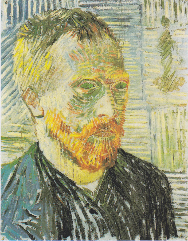 Self-Portrait in Japanese Print - Vincent van Gogh