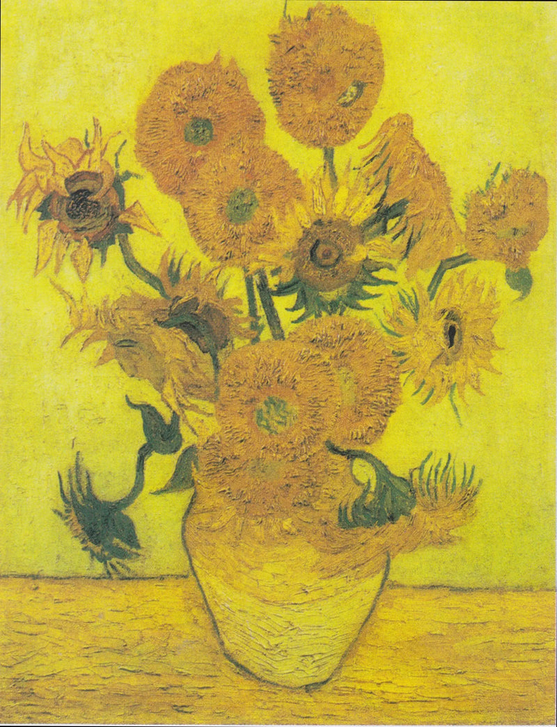Still Life: Vase with Fifteen Sunflowers - Vincent van Gogh