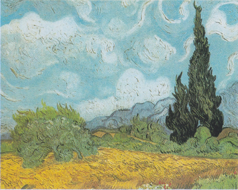 Wheat Field with Cypresses - Vincent van Gogh