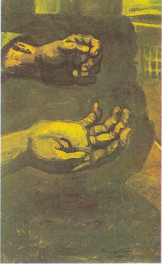 Reproduction du tableau « Deux mains - Vincent van Gogh » par Alpha Reproduction en peinture à l’huile