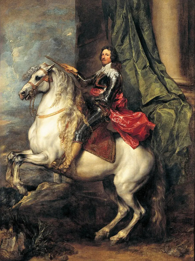 Equestrian Portrait of Thomas de Savoie-Carignan - Antoine van Dyck