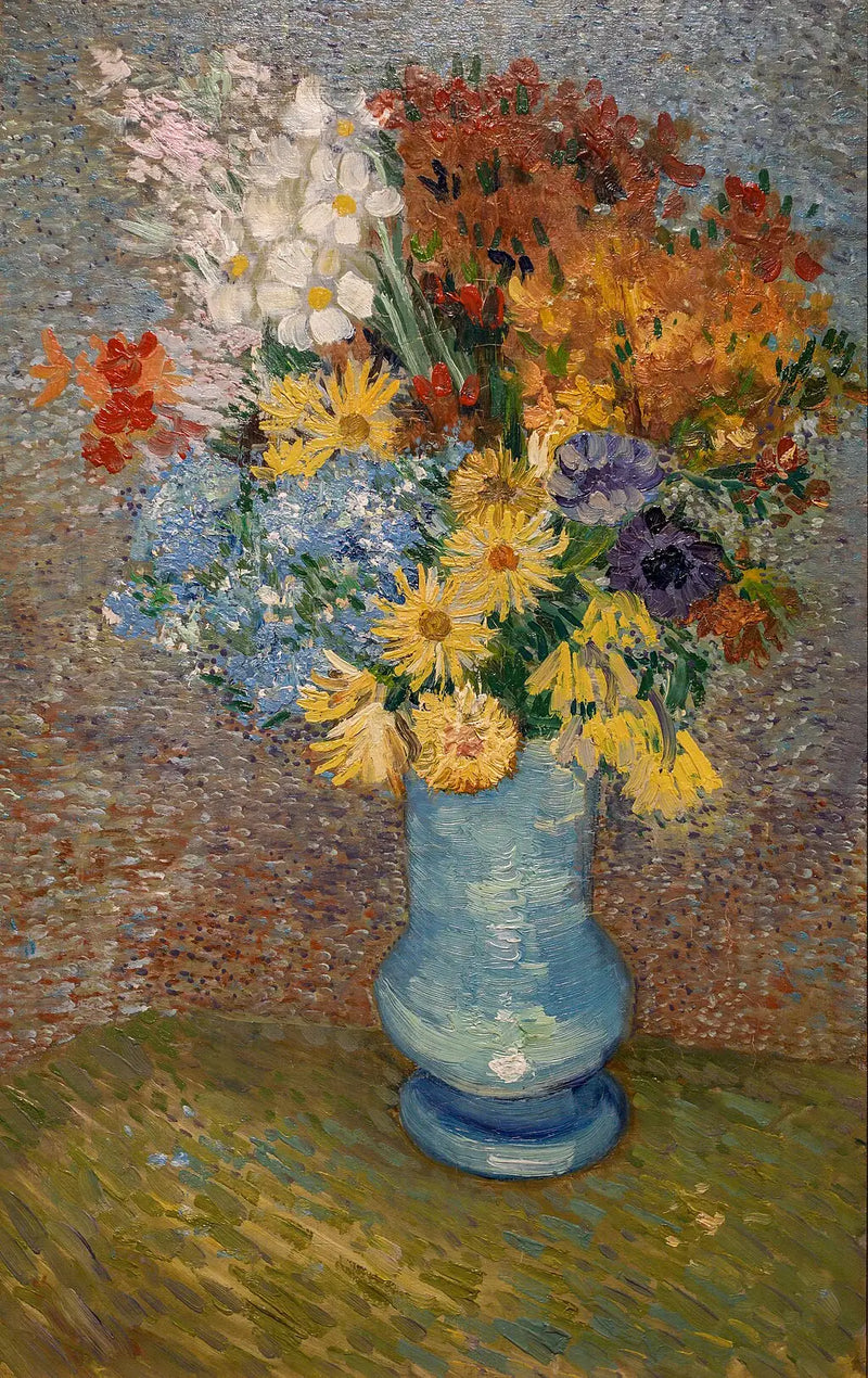 Vase with Daisies and Anemones - Vincent van Gogh
