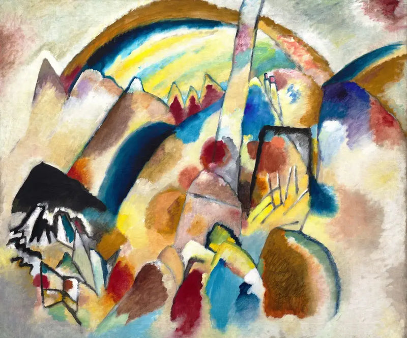 Landscape with Red Spots, No. 2 - Vassily Kandinsky