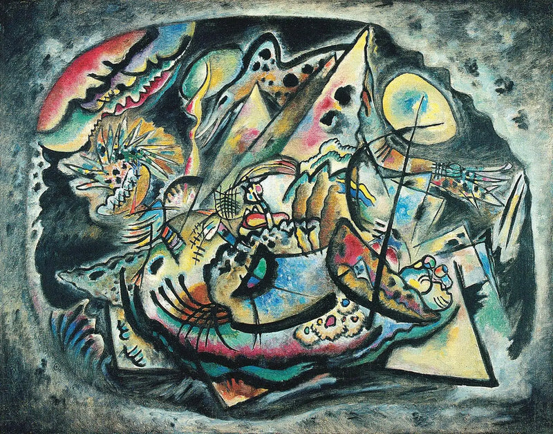 Gray Oval - Vassily Kandinsky