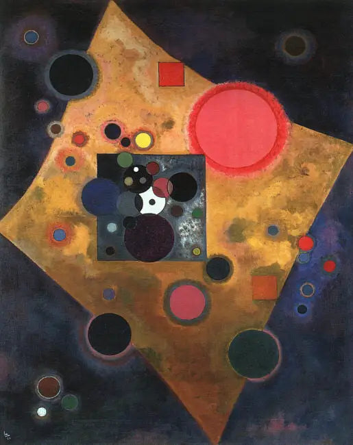 Pink Accent - Vassily Kandinsky