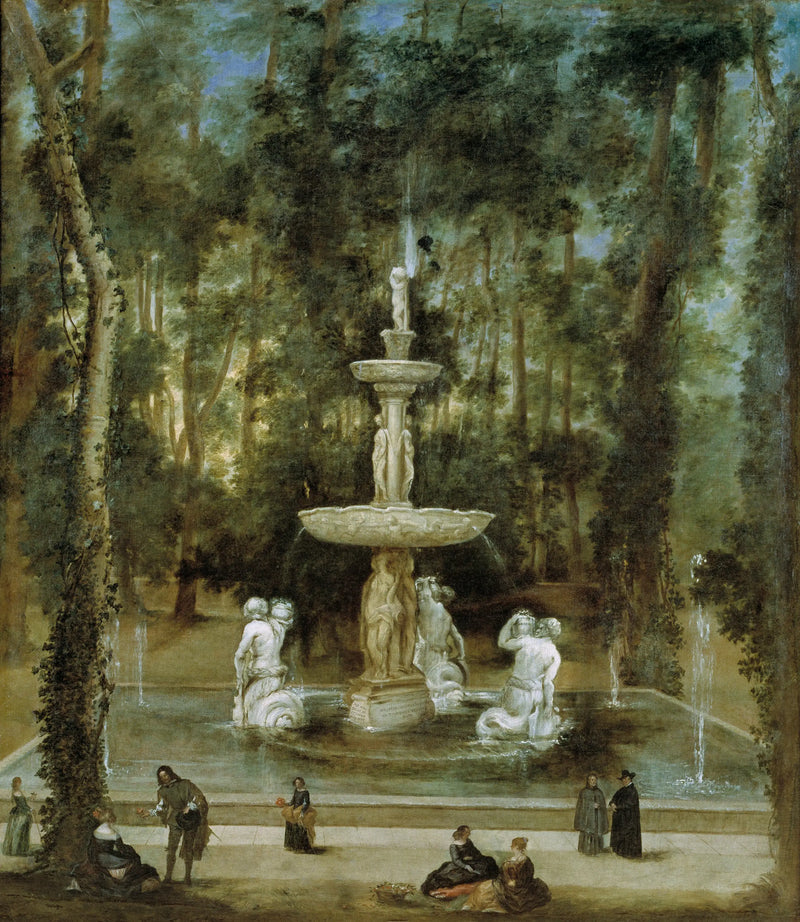 The Tritons Fountain in the Island Garden, Aranjuez - Diego Velázquez