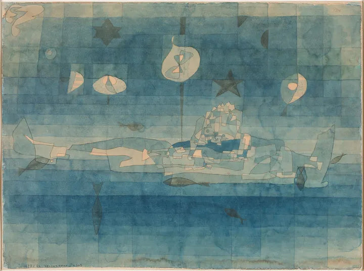 The Submerged Island - Paul Klee
