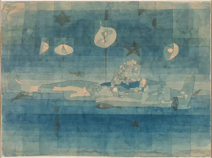 The Submerged Island - Paul Klee