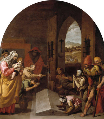 La source miraculeuse du tombeau de saint Bruno - Vincenzo Carducci