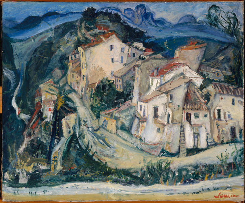 View of Cagnes - Chaim Soutine