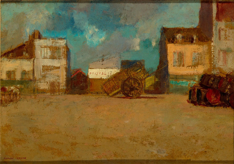 Village Square, Brittany - Odilon Redon