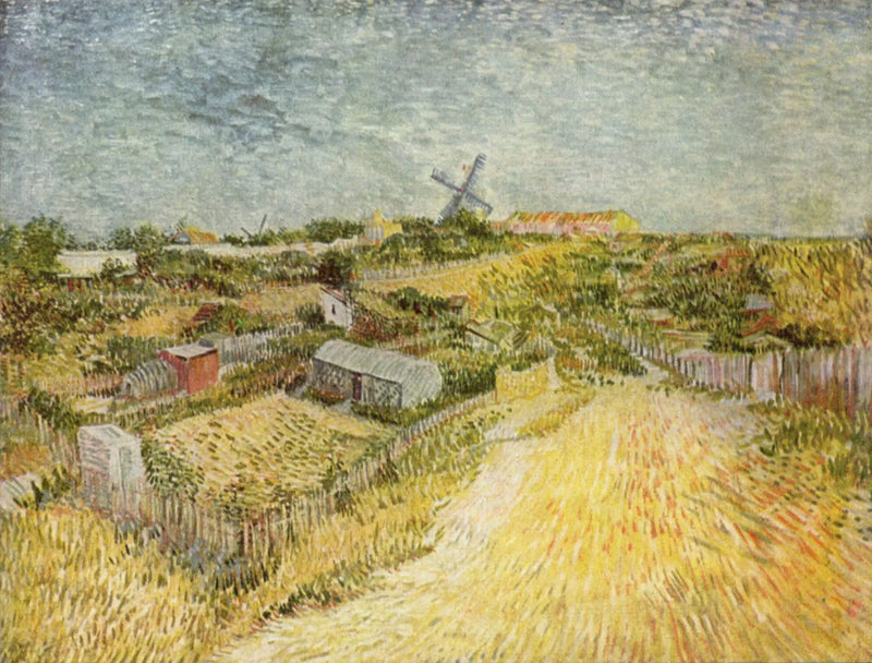 The Vegetable Gardens of Montmartre - Vincent van Gogh