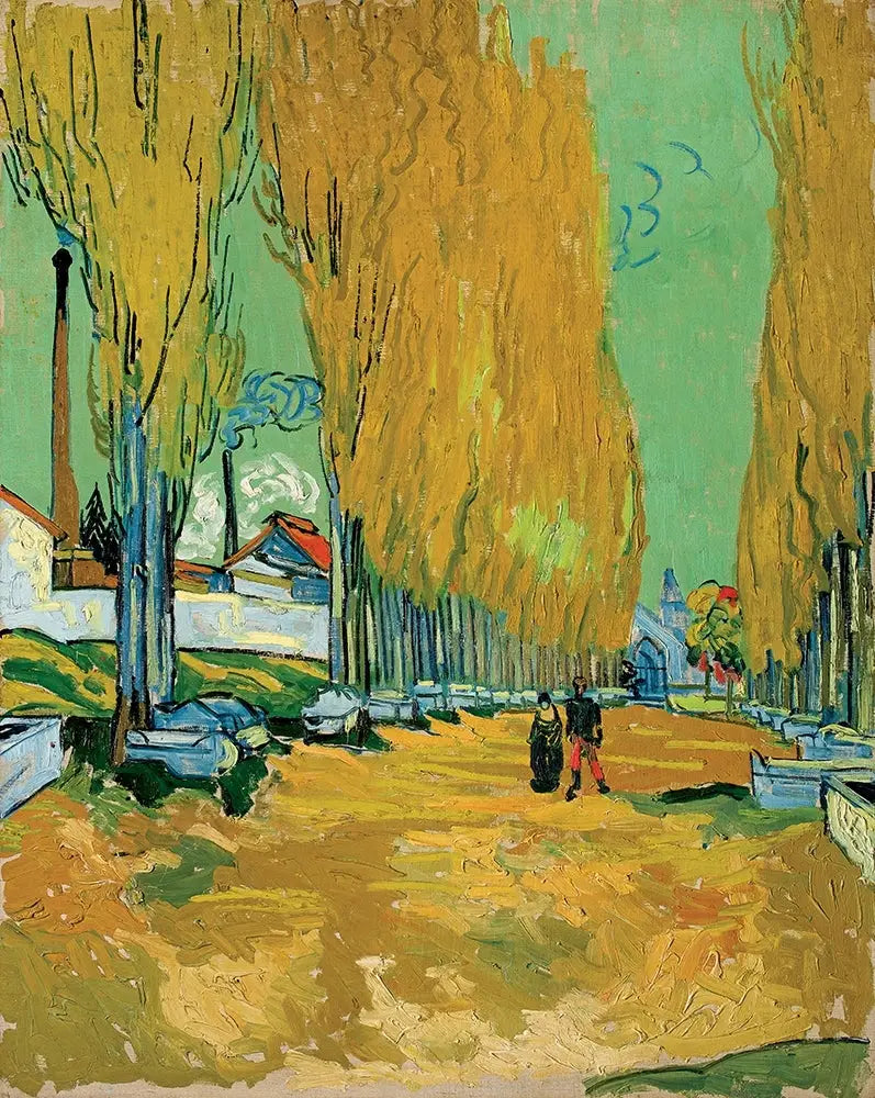 Reproduction du tableau « Les Alyscamps - Vincent van Gogh » par Alpha Reproduction en peinture à l’huile