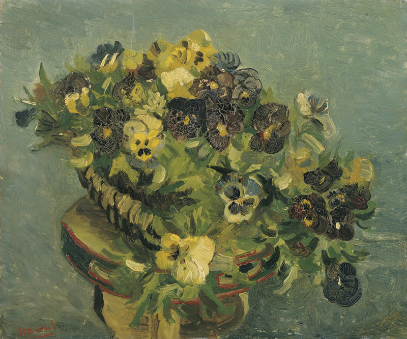 Basket of Thoughts on a Small Table - Vincent van Gogh
