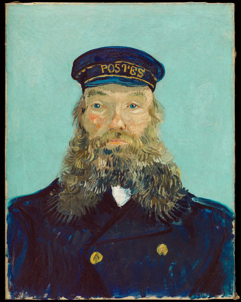 Reproduction du tableau « Portrait du postier Joseph Roulin - Vincent van Gogh » par Alpha Reproduction en peinture à l’huile