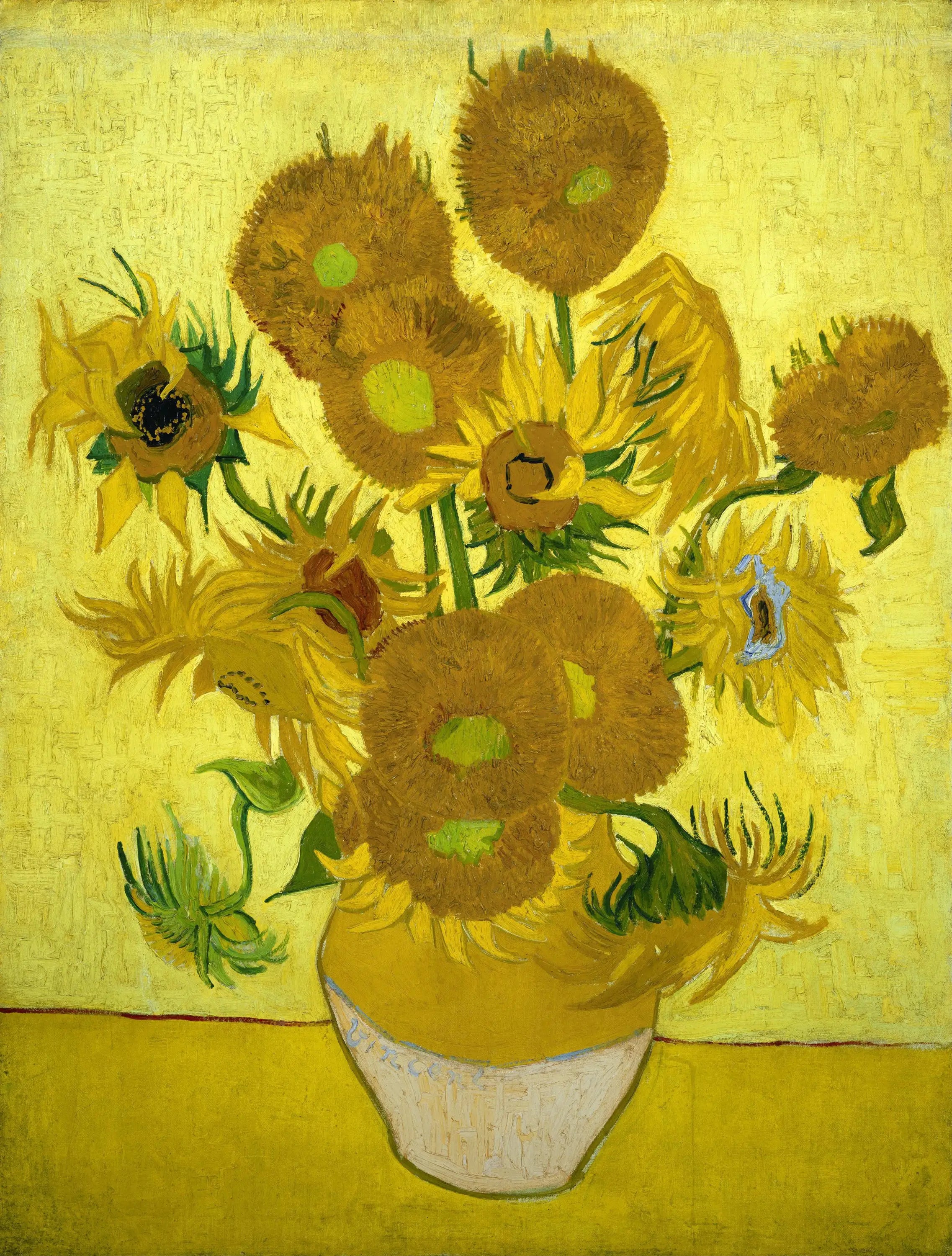 Reproduction du tableau « Tournesols - Vincent van Gogh » par Alpha Reproduction en peinture à l’huile