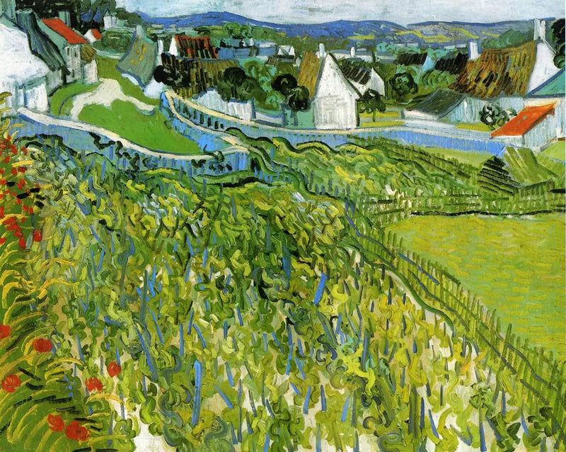 Vineyards of Auvers - Vincent van Gogh