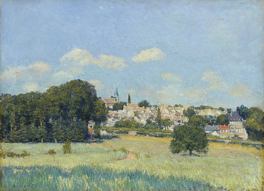 Vue de Marly-le-Roi sous le soleil - Alfred Sisley