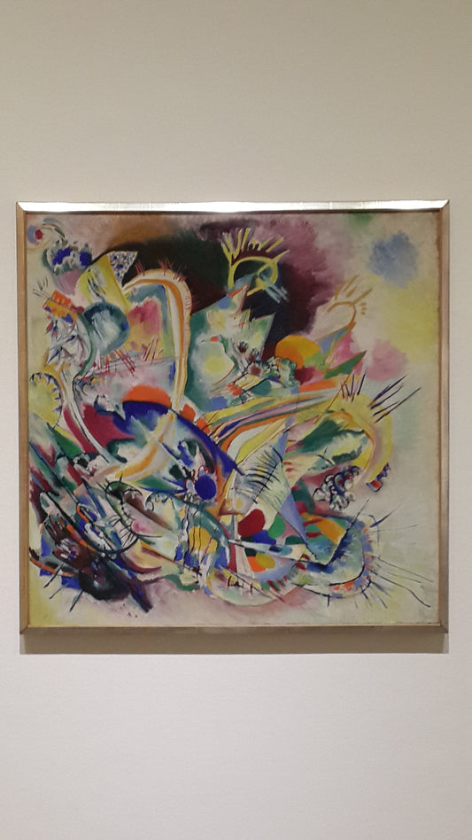 Reproduction du tableau « Improvisation sans titre - Vassily Kandinsky » par Alpha Reproduction en peinture à l’huile