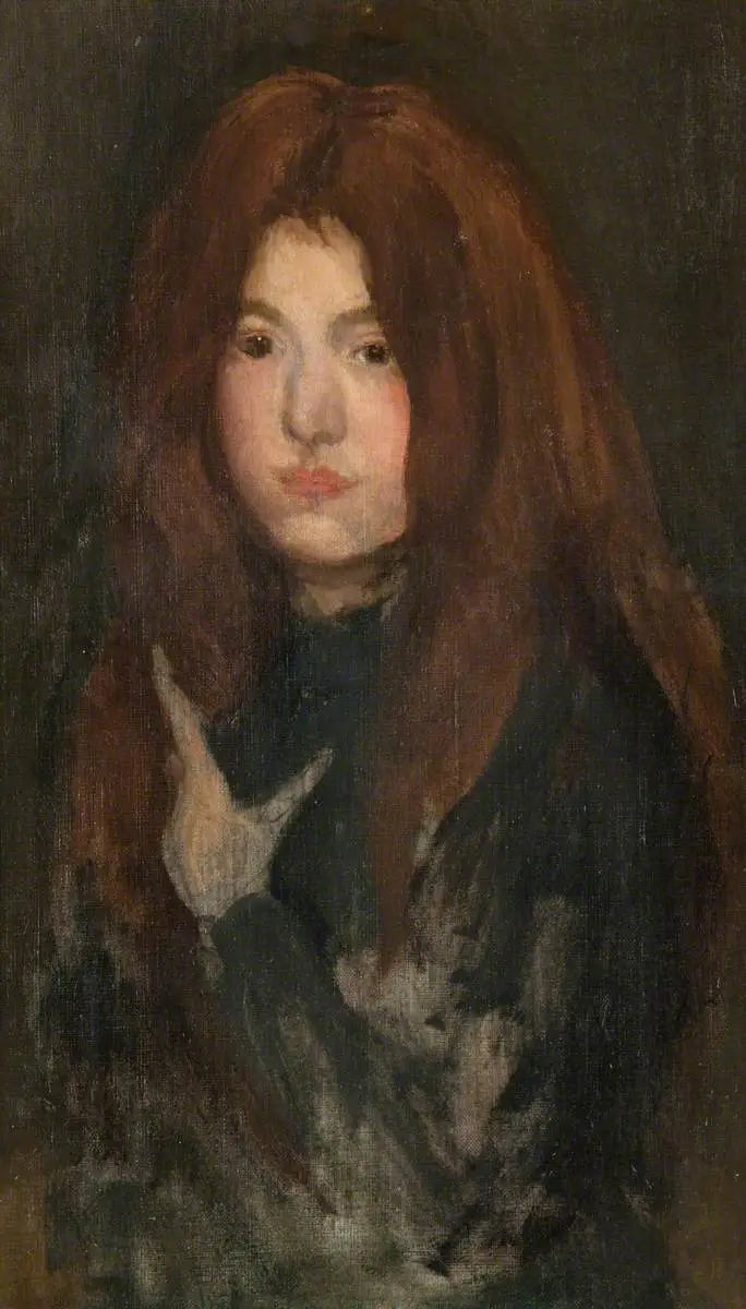 The Red Feather - James Abbott McNeill Whistler