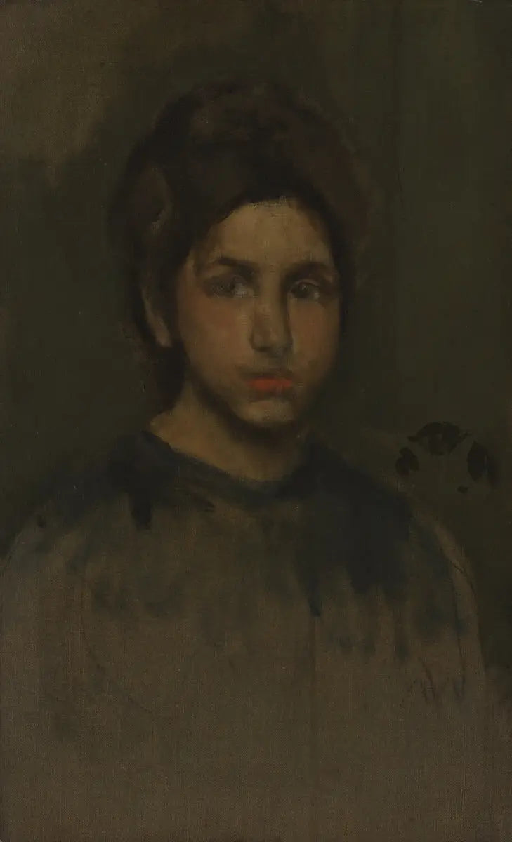 The Girl of the Concierge - James Abbott McNeill Whistler