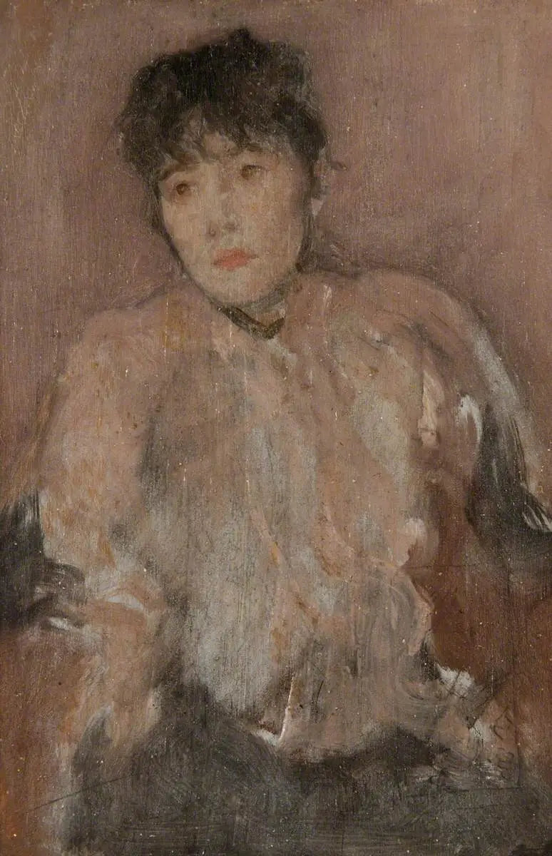 The Pink Scarf - James Abbott McNeill Whistler