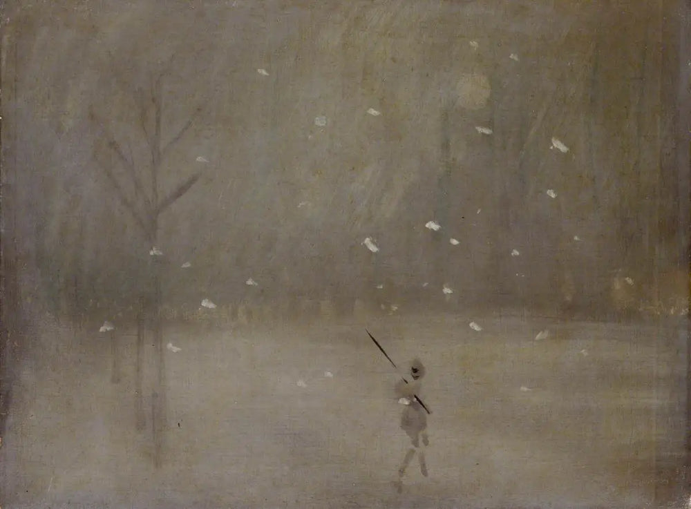 Reproduction du tableau « Tempête de neige : Nocturne - James Abbott McNeill Whistler » par Alpha Reproduction en peinture à l’huile