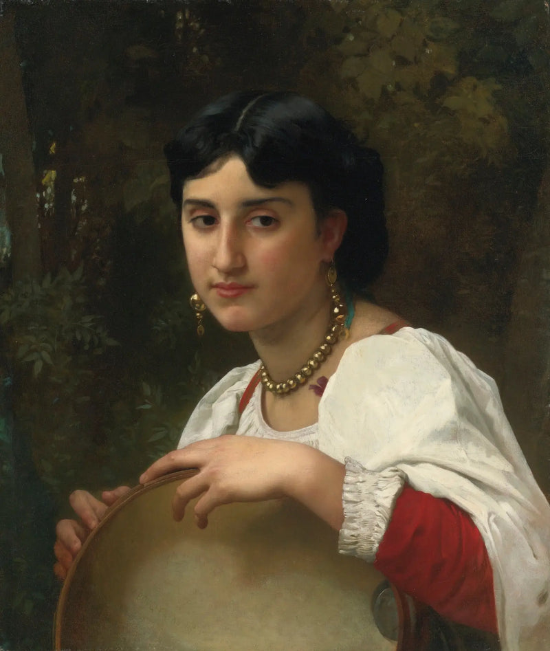 Italian Woman with Tambourine - Bouguereau