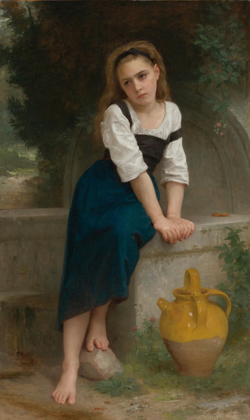 Orphan Girl at the Fountain - Bouguereau