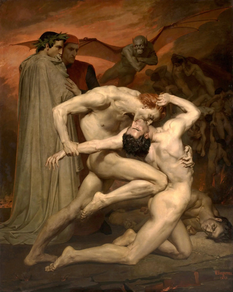 Dante and Virgil in Hell - Bouguereau