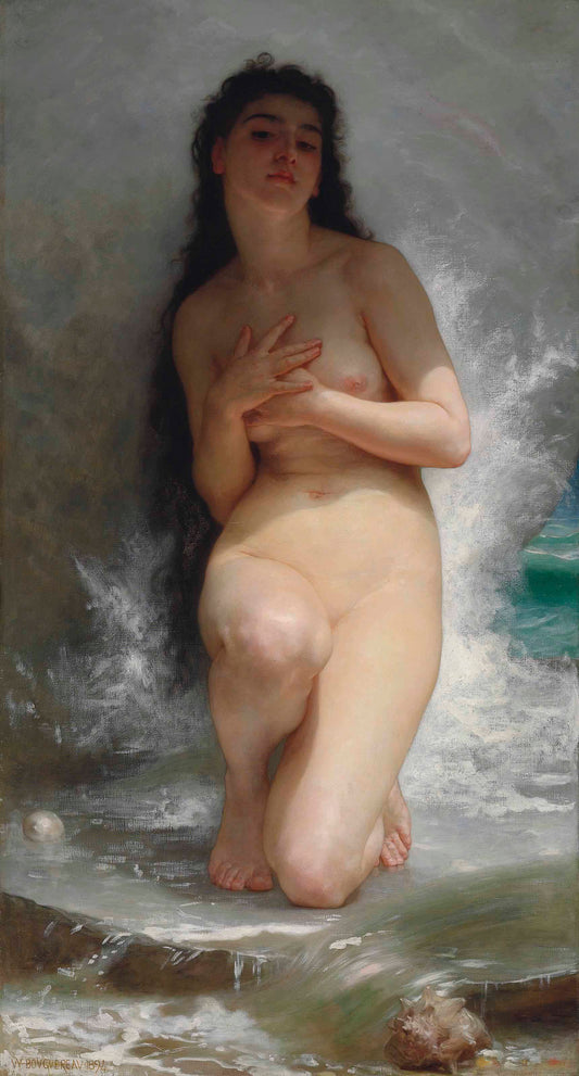 Reproduction du tableau « La Perle - Bouguereau » par Alpha Reproduction en peinture à l’huile