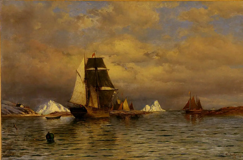 View from Battle Harbour - William Bradford