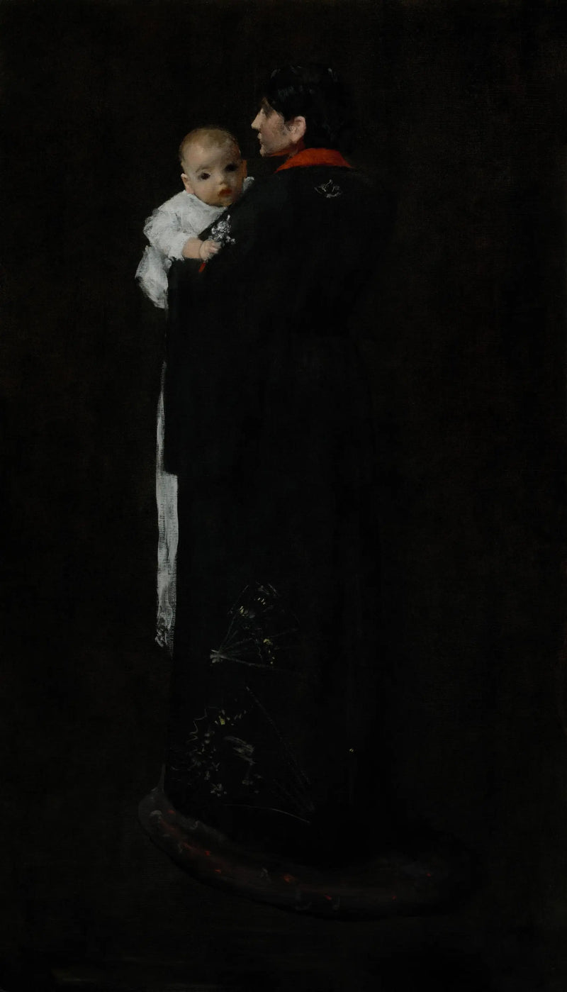 Mother and Child (The First Portrait) - William Merritt Chase